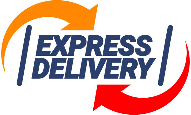 Express delivery Symbol. Delivery concept. Vector illustration. - Chuyển  phát nhanh